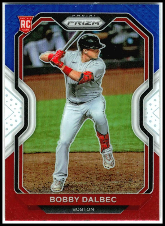 2021 Panini Prizm Red/White/Blue Prizm #64 Bobby Dalbec Boston Red Sox