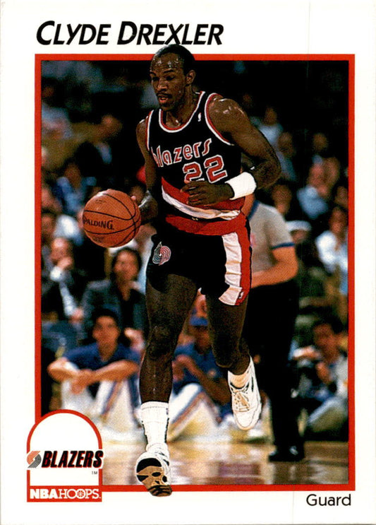 1991-92 Hoops McDonald's #34 Clyde Drexler Portland Trail Blazers