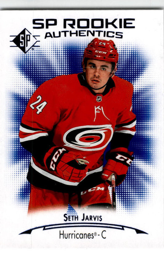 2021 SP #139 Seth Jarvis Rookie Carolina Hurricanes
