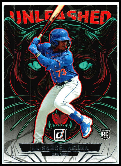 2025 Donruss Unleashed #2 Luisangel Acuna New York Mets