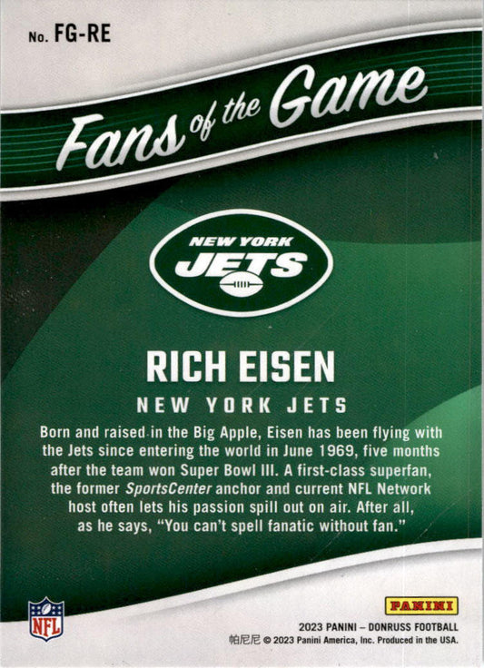 2023 Donruss Fans of the Game #FG-RE Rich Eisen