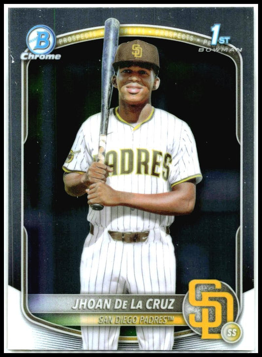 2025 Bowman Chrome #BCP-223 Jhoan De La Cruz Paders