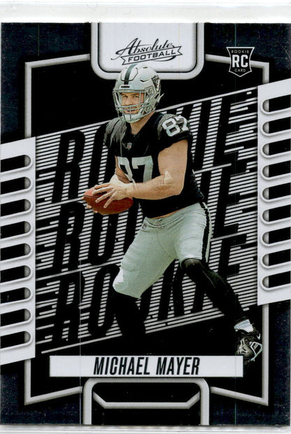 2023 Panini Absolute #116 Michael Mayer Rookie Las Vegas Raiders