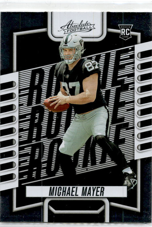 2023 Panini Absolute #116 Michael Mayer Rookie Las Vegas Raiders