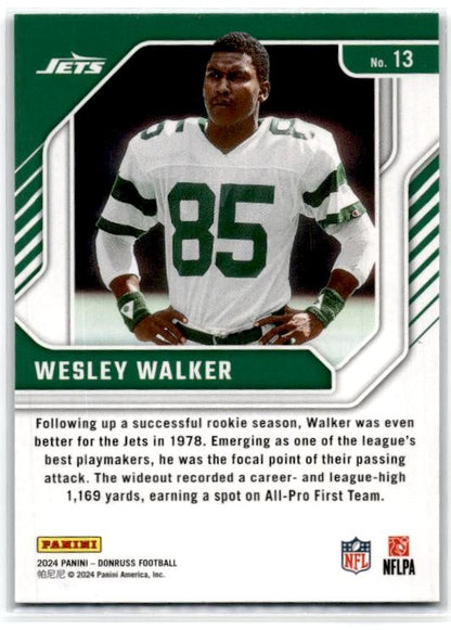 2024 Donruss The Legends Series #13 Wesley Walker New York Jets