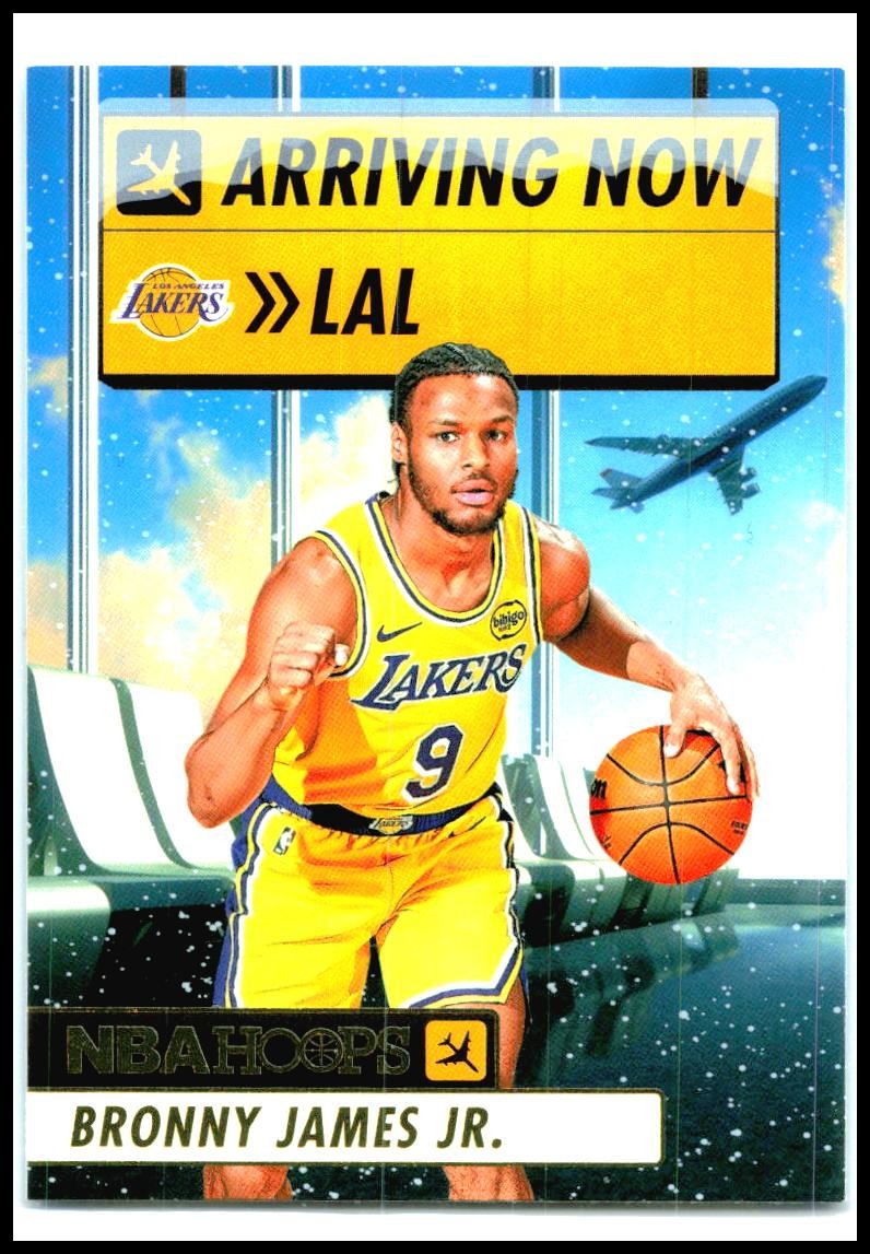2024-25 Hoops Winter Arriving Now #12 Bronny James Jr. Los Angeles Lakers