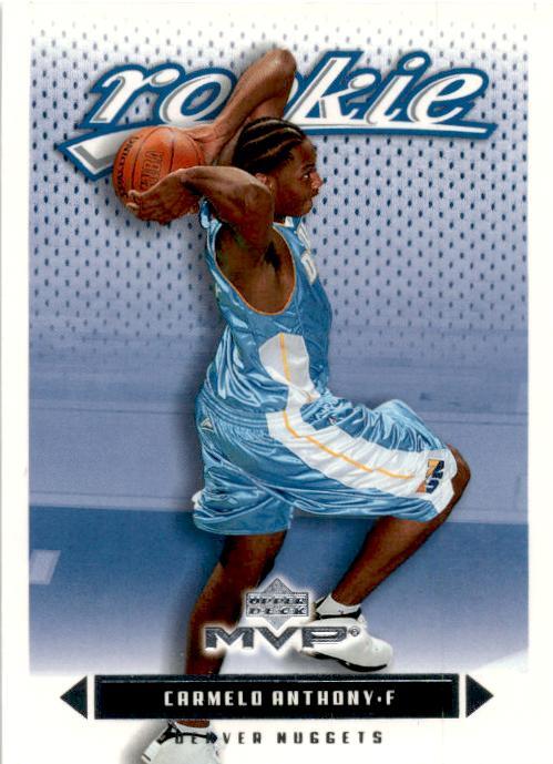 2003-04 Upper Deck MVP #203 Carmelo Anthony Rookie Denver Nuggets