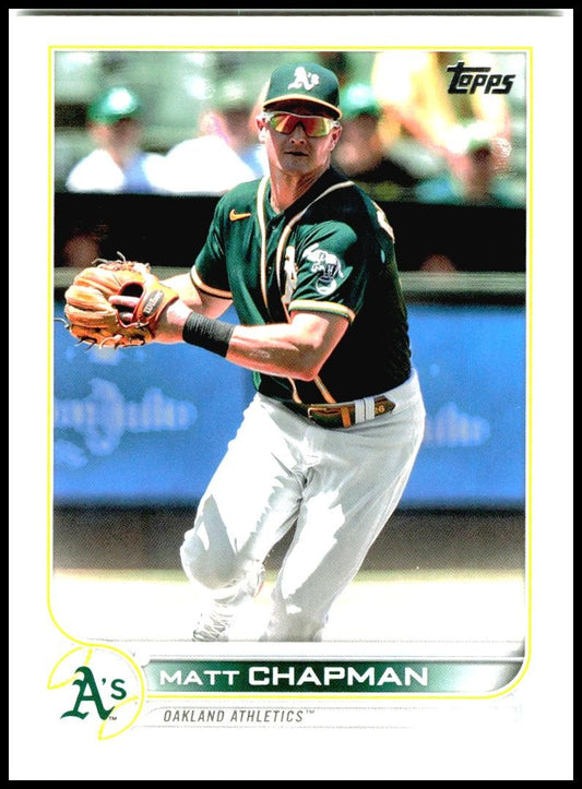 2022 Topps #176 Matt Chapman  Oakland Athletics