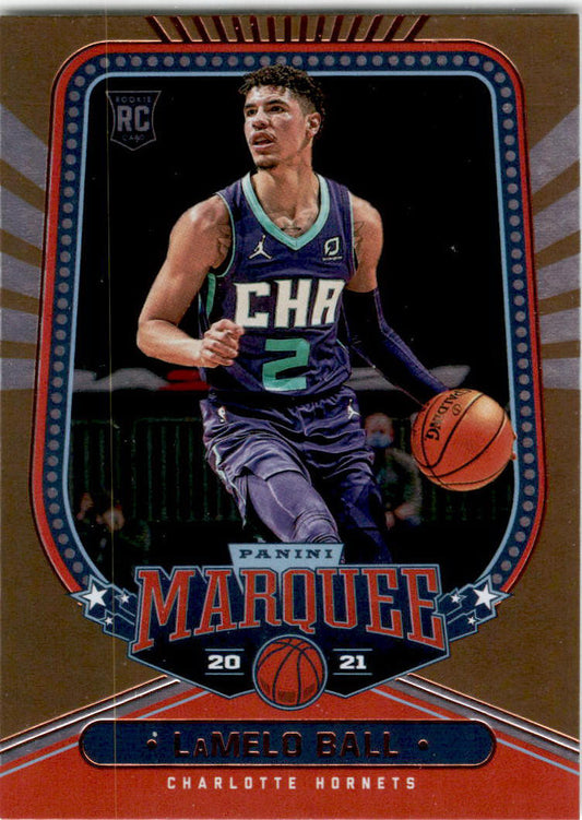 2020-21 Panini Chronicles  Marquee  Bronze #266 LaMelo Ball Charlotte Hornets