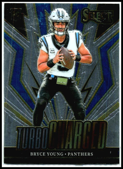 2023 Panini Select Turbocharged #TUR-BYO Bryce Young Carolina Panthers