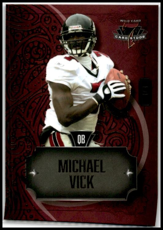 2023 wild card 7 card stud 7CCL-48 michael vick /3 #