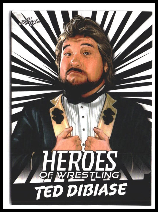 Ted DiBiase #B-10 2023 Leaf Heroes of Wrestling
