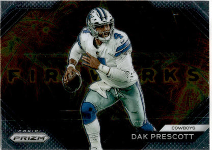 2023 Panini Prizm Firework #F-5 Dak Prescott Dallas Cowboys
