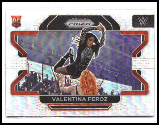 Valentina Feroz #92 2022 Panini Prizm WWE Silver Rookie RC