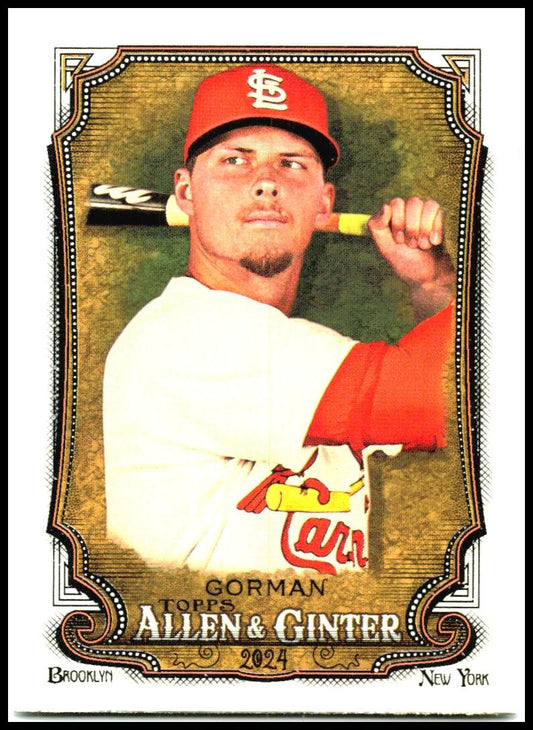 2024 Topps Allen & Ginter #197 Nolan Gorman St. Louis Cardinals