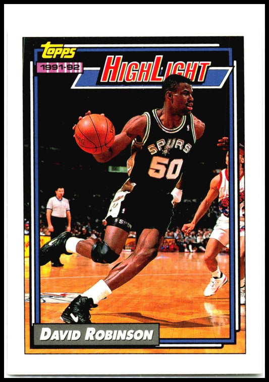 1992-93 Topps #4 David Robinson San Antonio Spurs