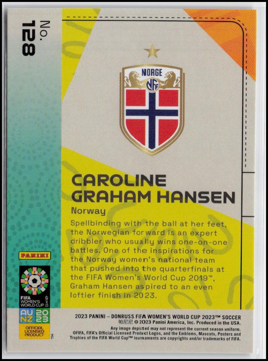 2023 Donruss FIFA Women's World Cup #128 Caroline Graham Hansen