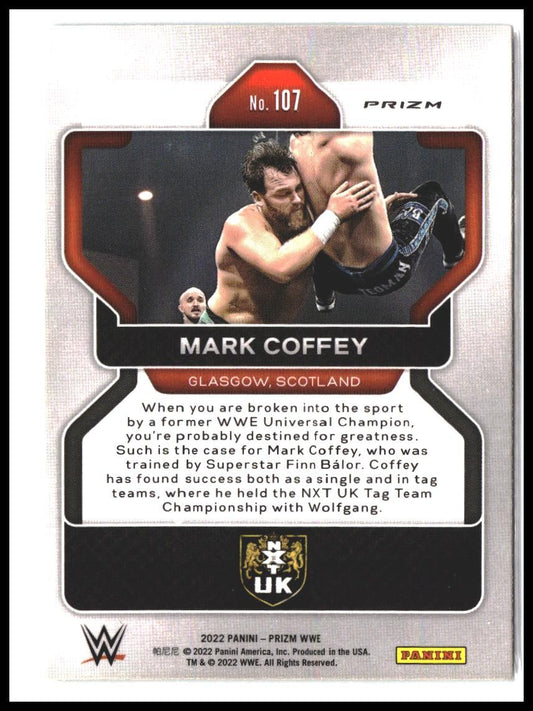 Mark Coffey #107 2022 Panini Prizm WWE Green