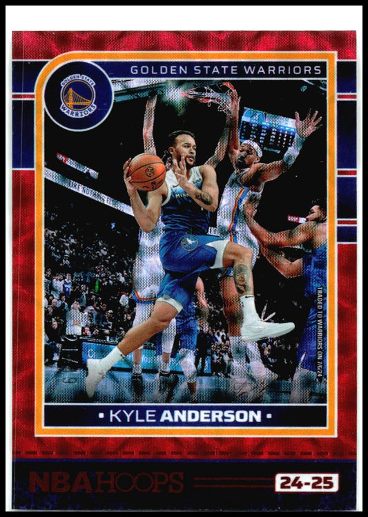 2024-25 Hoops Premium Prizms Scope Red #44 Kyle Anderson Warriors