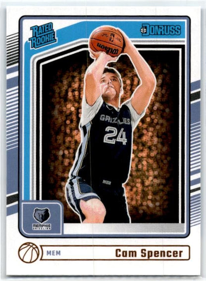 2024-25 Donruss #235 Cam Spencer Rookie Memphis Grizzlies