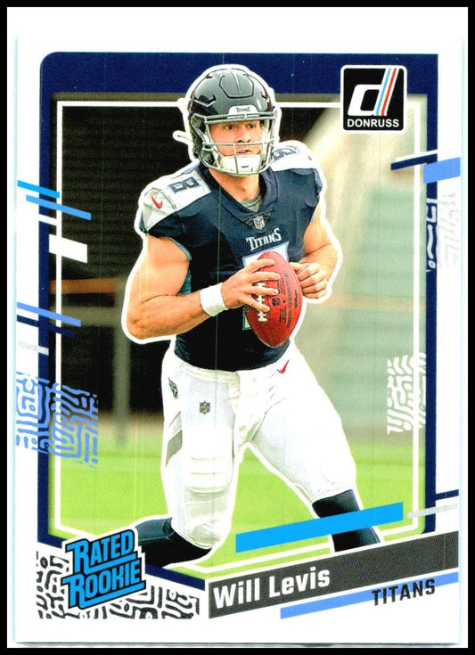 2023 Donruss #397 Will Levis Rookie Tennessee Titans