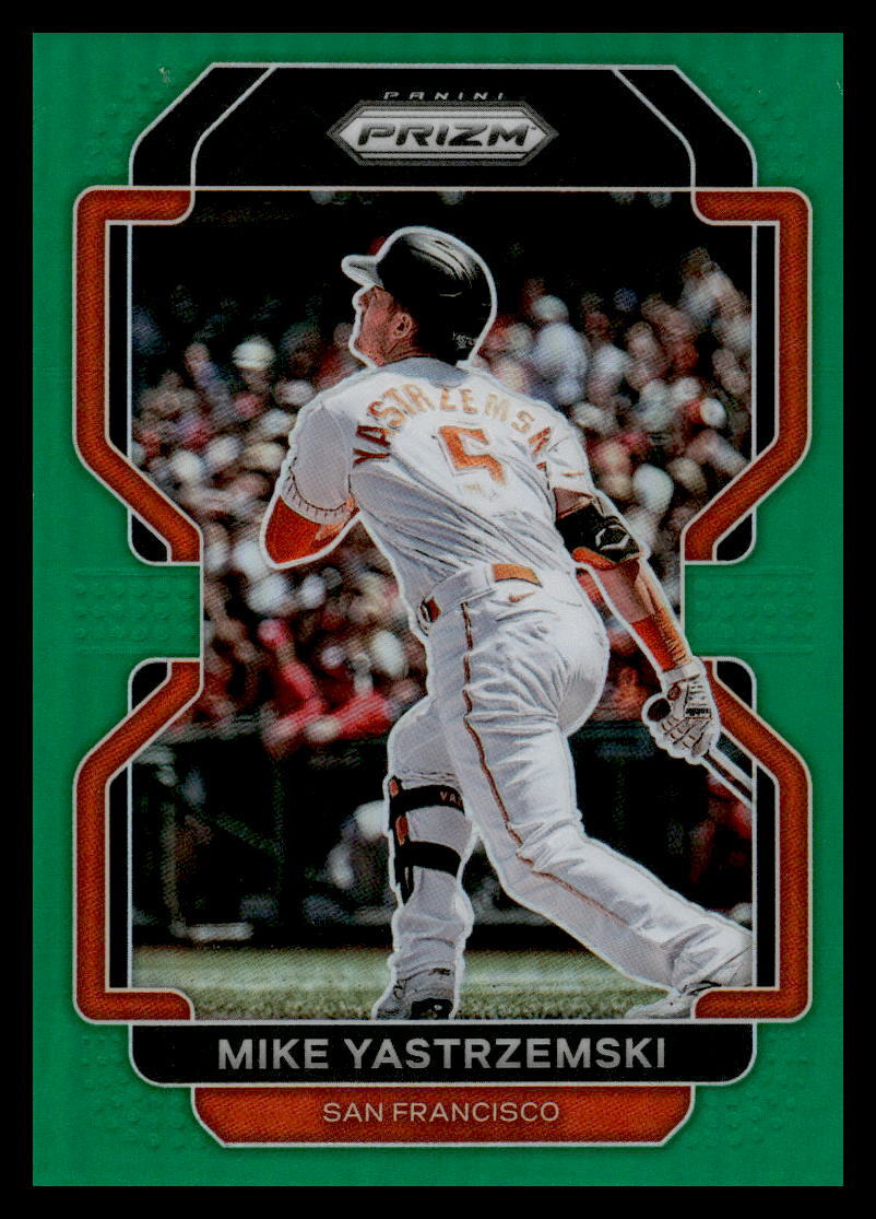 2022 Panini Prizm Green #53 Mike Yastrzemski