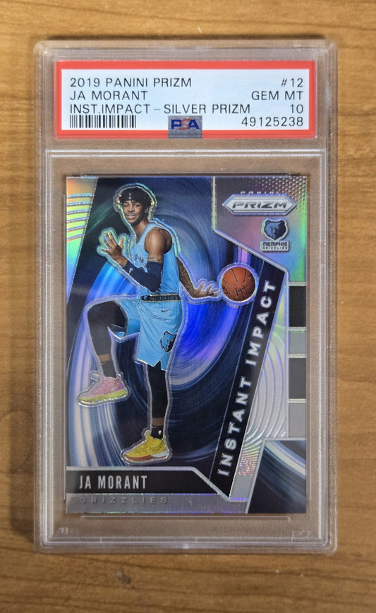 2019 Panini Prizm Instant Impact Inst.Impact-Silver Prizm #12 Ja Morant