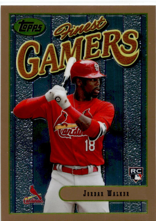 2023 Topps Finest Flashbacks #84 Jordan Walker Rookie St. Louis Cardinals