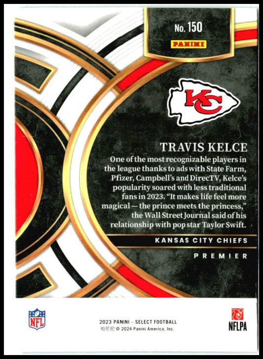 2023 Panini Select #150 Travis Kelce Kansas City Chiefs