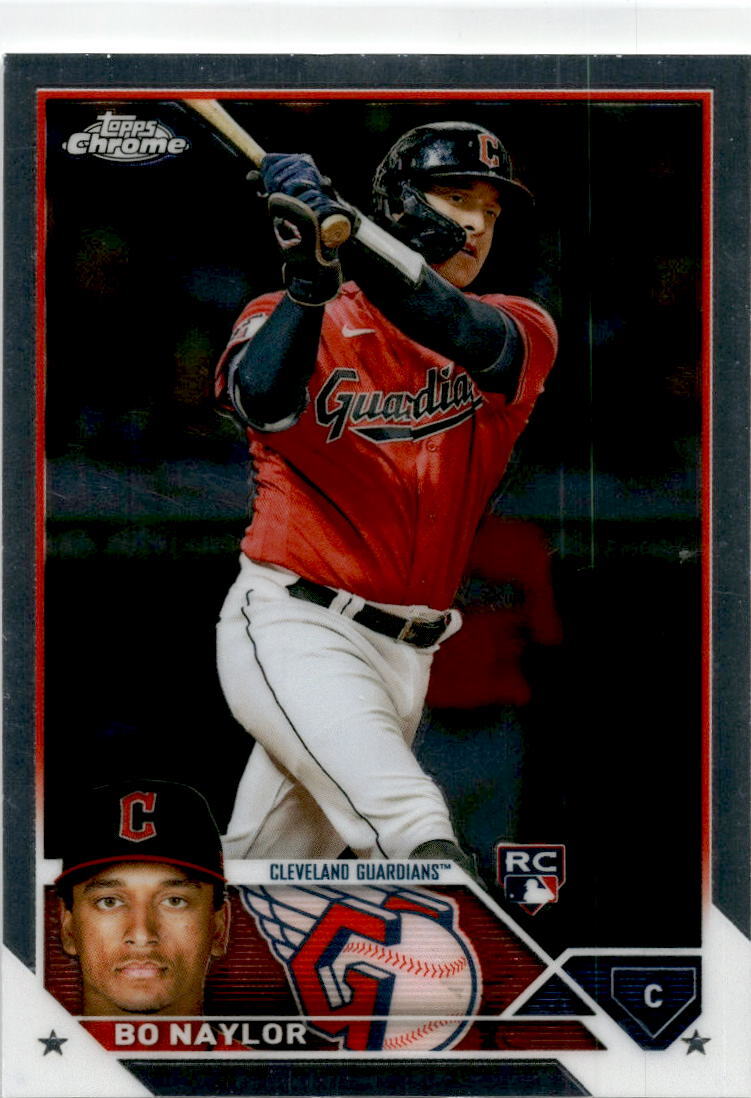2023 Topps Chrome #54 Bo Naylor Rookie Cleveland Guardians