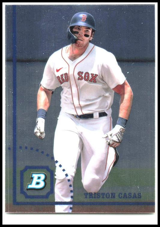 2022 Bowman Heritage Chrome Prospects #BHPC-78 Triston Casas Boston Red Sox