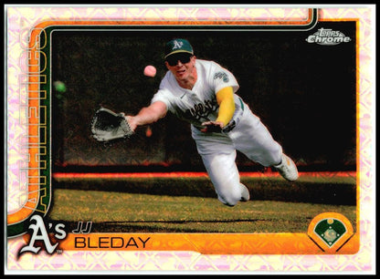 2025 Topps Chrome Logo Refractor #183 JJ Bleday Athletics