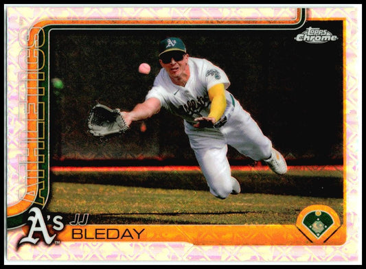 2025 Topps Chrome Logo Refractor #183 JJ Bleday Athletics