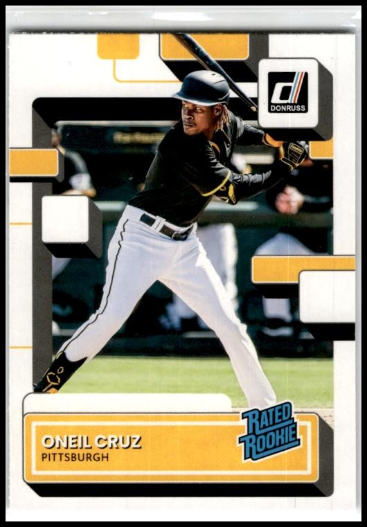 2022 Donruss #80 Oneil Cruz Rookie Pittsburgh Pirates