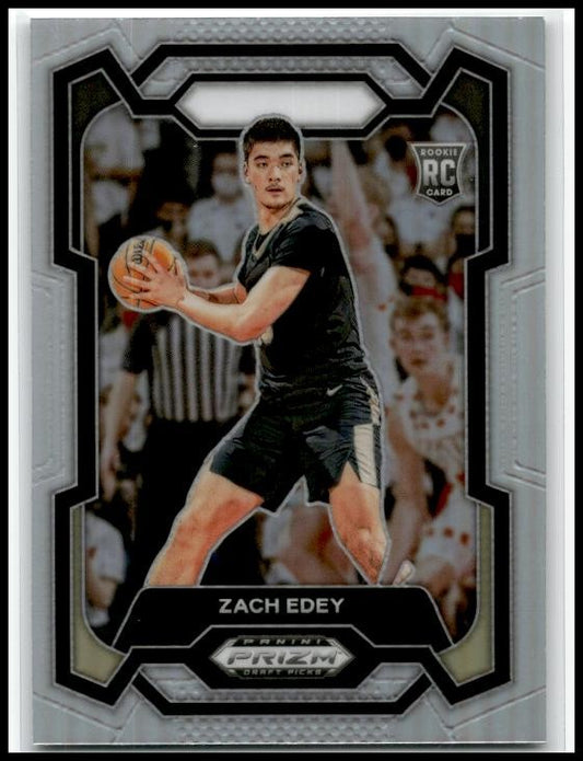 2024 Panini Prizm Draft Picks Prizms Silver #1 Zach Edey Purdue Boilermakers