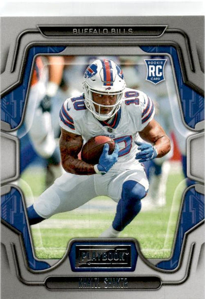 2022 Panini Playbook #148 Khalil Shakir Rookie Buffalo Bills