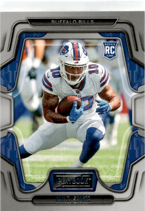 2022 Panini Playbook #148 Khalil Shakir Rookie Buffalo Bills