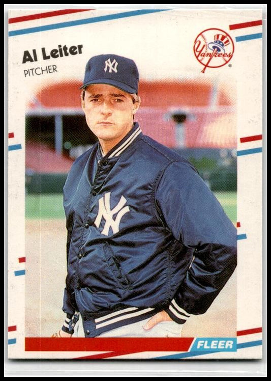 1988 Fleer Update #U-49 Al Leiter New York Yankees
