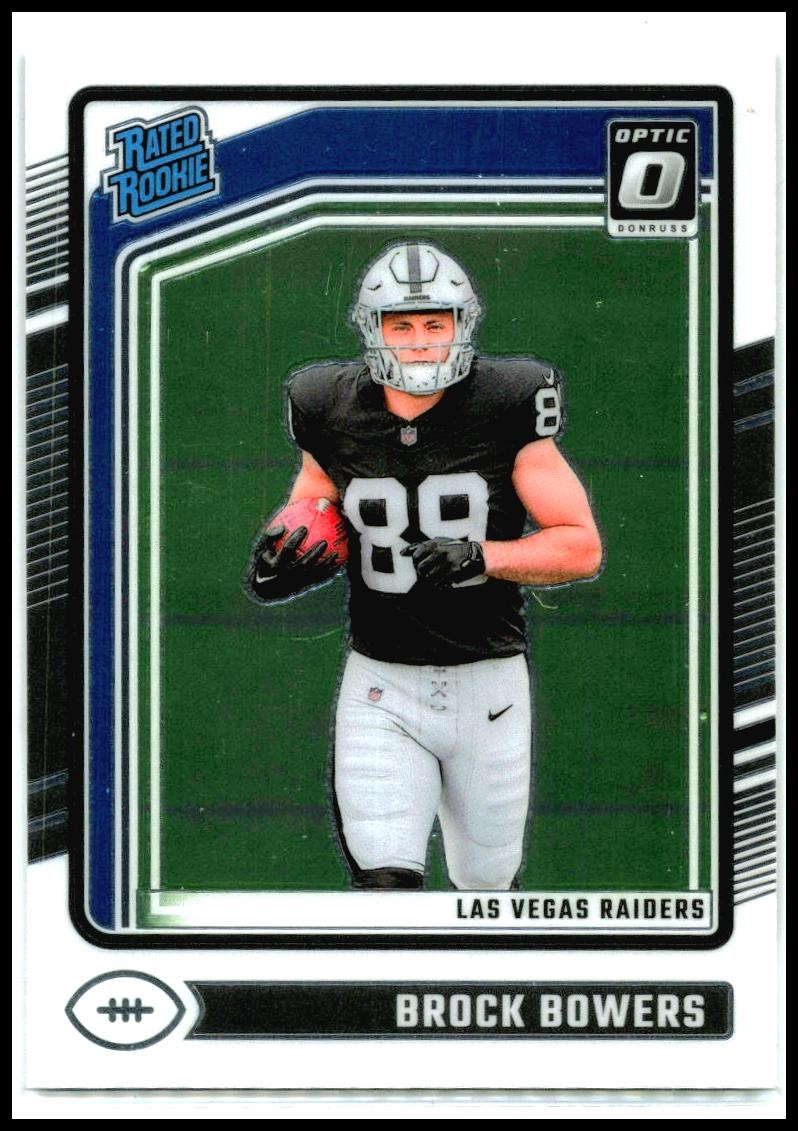 2024 Donruss Optic #215 Brock Bowers Rookie Las Vegas Raiders