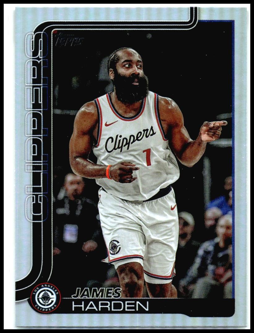 2025-26 Topps Rainbow Foilboard #143 James Harden Los Angeles Clippers