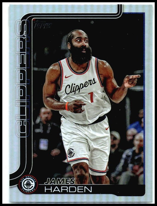 2025-26 Topps Rainbow Foilboard #143 James Harden Los Angeles Clippers