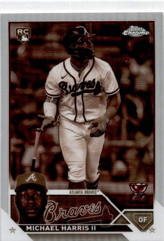 2023 Topps Chrome Sepia Refractor #79 Michael Harris II Atlanta Braves