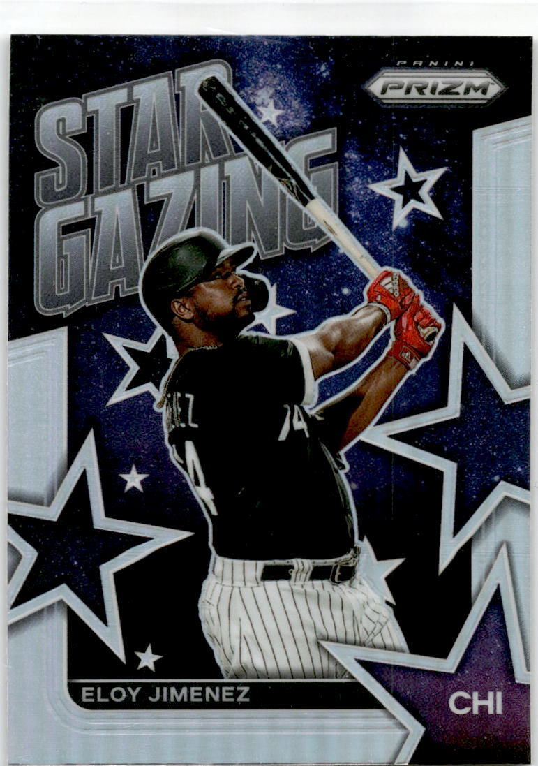 2022 Panini Prizm Star Gazing Silver Prizm #SG-7 Eloy Jimenez Chicago White Sox