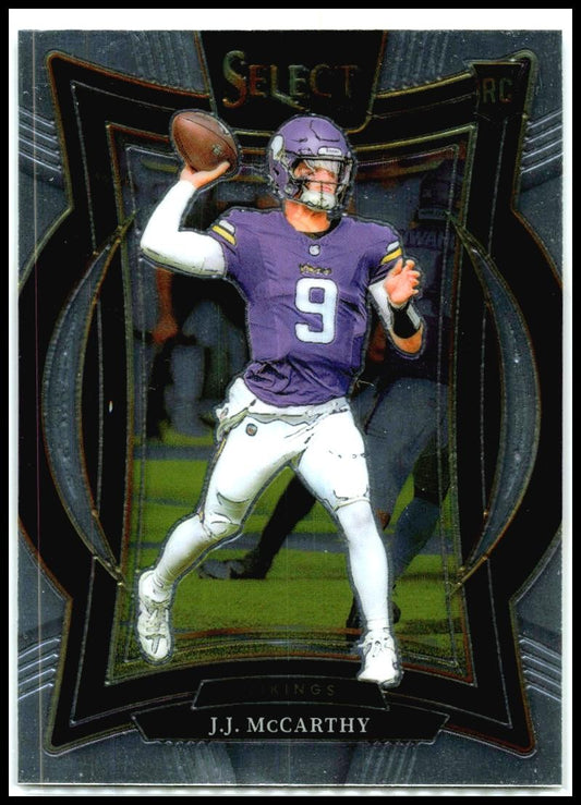 2024 Panini Select #24 J.J. McCarthy Rookie Minnesota Vikings