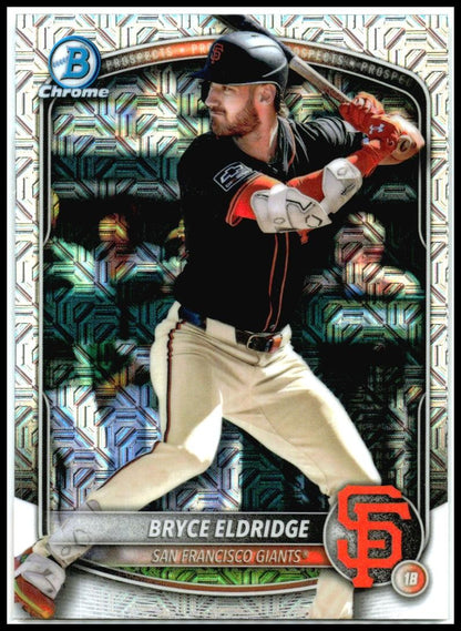 2025 Bowman Chrome Prospects Mojo #BCP-180 Bryce Eldridge San Francisco Giants