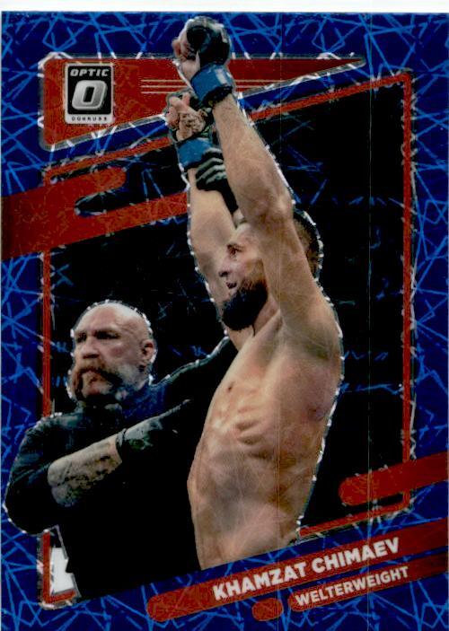 2022 Donruss Optic UFC Blue Velocity #72 Khamzat Chimaev