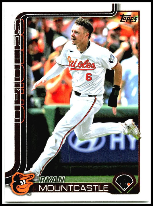 2025 Topps Baltimore Orioles #BAL-8 Ryan Mountcastle Baltimore Orioles