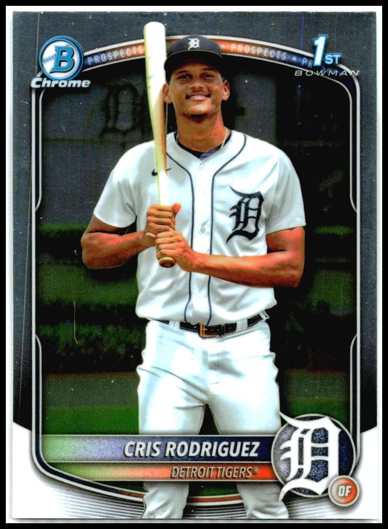 2025 Bowman Chrome Bowman Chrome Prospects #BCP-250 Cris Rodriguez Tigers