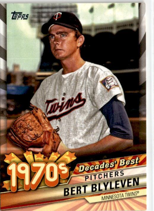2020 Topps Decades Best #DB-38 Bert Blyleven Minnesota Twins