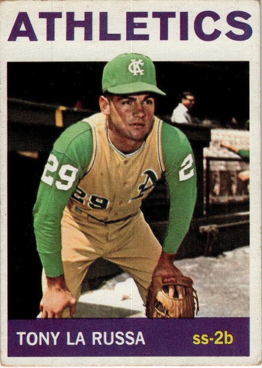 1964 Topps #244 Tony La Russa Rookie Kansas City Athletics